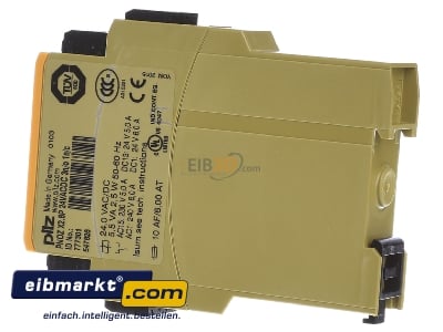 View on the right Pilz PNOZ X2.8P #777301 Safety relay DC EN954-1 Cat 4 - PNOZ X2.8P 777301

