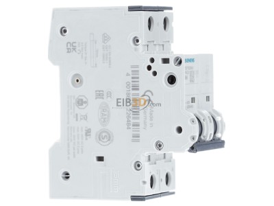 View on the left Siemens 5SY5206-6 Miniature circuit breaker 2-p B6A 

