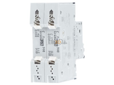 Back view Siemens 5SY5206-6 Miniature circuit breaker 2-p B6A 

