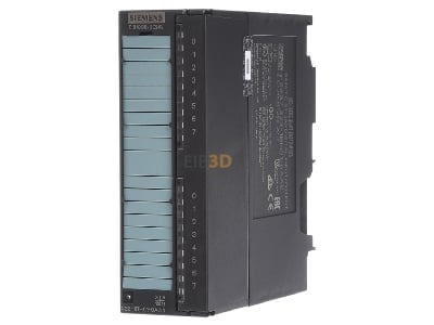 Front view Siemens 6ES7323-1BH01-0AA0 PLC digital I/O-module 8In/8Out 
