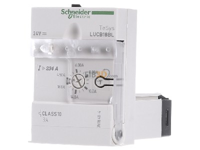 Front view Schneider Electric LUCB18BL Tripping bloc for circuit-breaker 18A 
