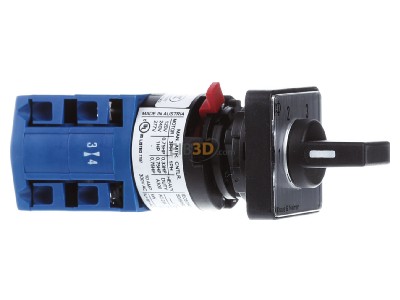 Ansicht links Kraus & Naimer CG4 A230-600 FS2 Stufenschalter ohne 0-Stellung,1pol 