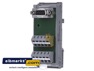 Front view WAGO Kontakttechnik 289-575 Terminal strip 9-p
