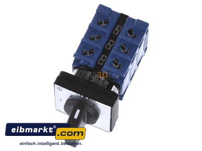 View up front Kraus&Naimer CH10 A250-600 E 3-step control switch 2-p 20A
