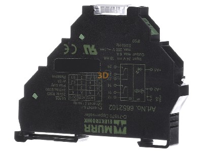 Ansicht rechts Murrelektronik 6652102 Ausgangsrelais MIRO 12,4 24VDC-2U 