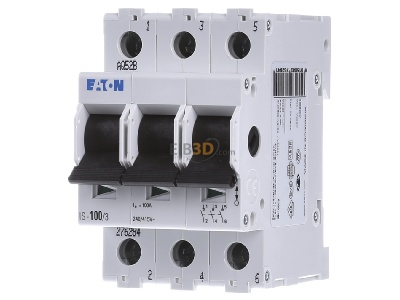 Front view Eaton IS-100/3 Switch for distribution board 100A 
