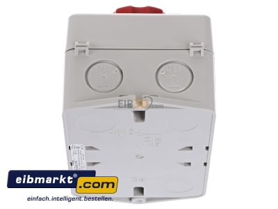 Top rear view Siemens Indus.Sector 3LD2064-1GP53 Safety switch 3-p 7,5kW
