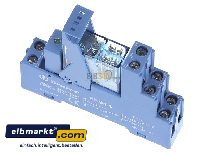 View up front Finder 49.52.9.012.0050 Switching relay DC 12V 8A
