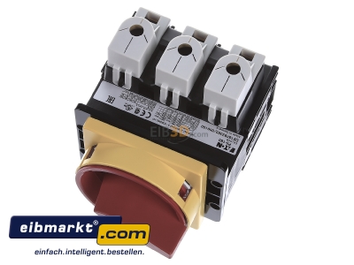 View up front Eaton (Moeller) P5-160/EA/SVB Off-load switch 3-p 160A

