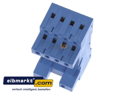 View up front Finder 96.04 Relay socket 14-pin
