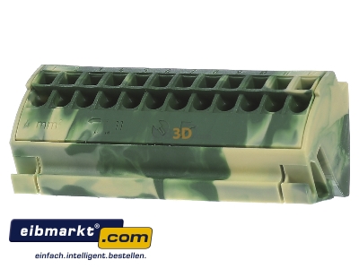 Front view WAGO Kontakttechnik 812-100 Busbar terminal 4mm
