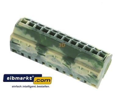 Top rear view WAGO Kontakttechnik 812-100 Busbar terminal 4mm
