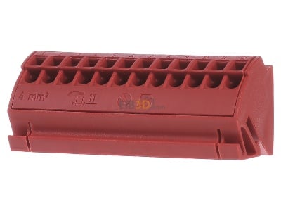 Front view WAGO Kontakttechnik 812-103 Busbar terminal 4mm 
