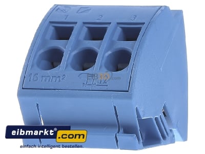 Front view WAGO Kontakttechnik 812-114 Busbar terminal 16mm 
