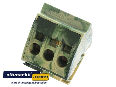 View up front WAGO Kontakttechnik 812-110 Busbar terminal 16mm 
