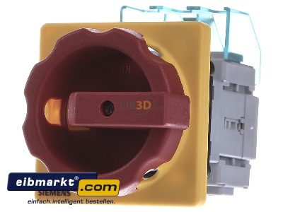 Front view Siemens Indus.Sector 3LD2154-0TK53 Safety switch 3-p 9,5kW 
