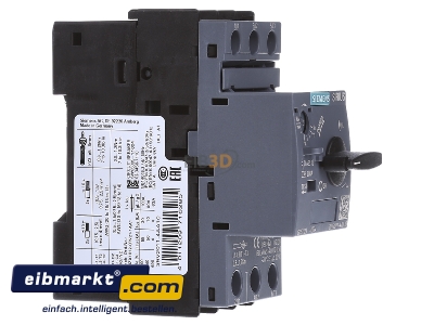 View on the left Siemens Indus.Sector 3RV2011-4AA10 Motor protective circuit-breaker 16A 
