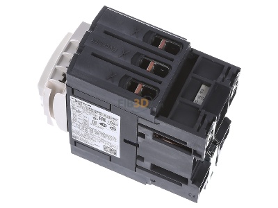 View top right Schneider Electric LC1D65AE7 Magnet contactor 65A 48VAC 
