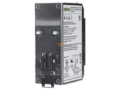 Back view WAGO 787-712 DC-power supply 85...264V/22...28V 
