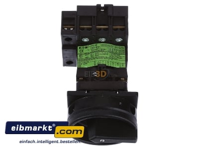 View up front Eaton (Moeller) P1-32/V/SVB-SW/N Off-load switch 4-p 32A 
