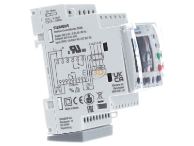 Ansicht links Siemens 5SV8001-6KK Differenzstrom-berwachung 0,03A 30A Digital 