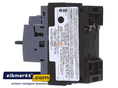 View on the right Siemens Indus.Sector 3RV2011-1GA15 Motor protective circuit-breaker 6,3A 
