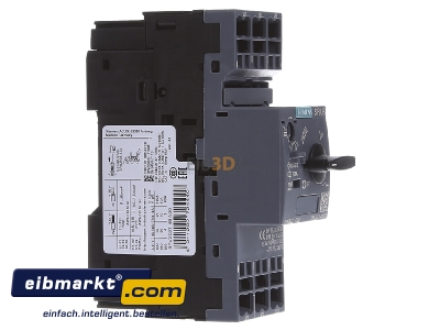 View on the left Siemens Indus.Sector 3RV2021-4BA20 Motor protective circuit-breaker 20A
