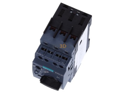 View up front Siemens 3RV2011-1CA15 Motor protection circuit-breaker 2,5A 
