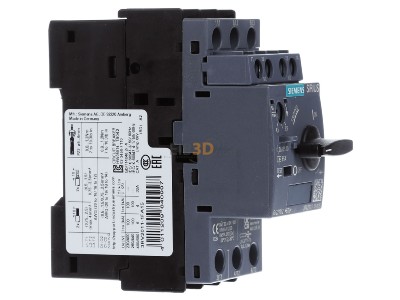 View on the left Siemens 3RV2011-1FA15 Motor protection circuit-breaker 5A 
