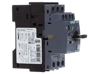 View on the left Siemens 3RV2011-1DA15 Motor protection circuit-breaker 3,2A 
