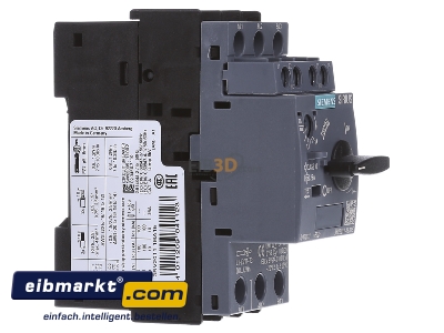 View on the left Siemens Indus.Sector 3RV20111BA15 Motor protective circuit-breaker 2A
