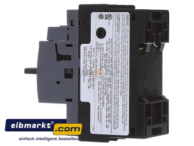 View on the right Siemens Indus.Sector 3RV2011-1AA15 Motor protective circuit-breaker 1,6A 

