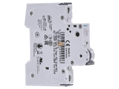 View on the left Siemens 5SY4102-5 Miniature circuit breaker 1-p A2A 
