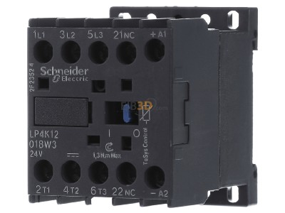 Frontansicht Schneider Electric LP4K1201BW3 Schtz 12A 24VDC 3p 
