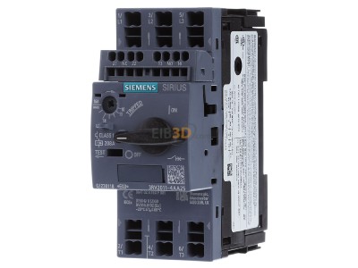Frontansicht Siemens 3RV2011-4AA25 Leistungsschalter A-ausl. 11-16A N208A 