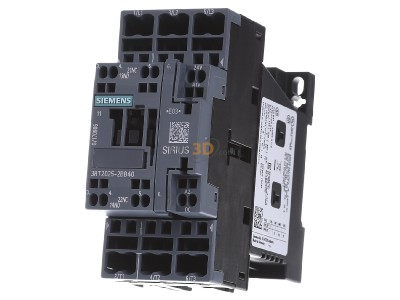 Frontansicht Siemens 3RT2025-2BB40 Schtz 7,5kW/400V 24VDC S0 
