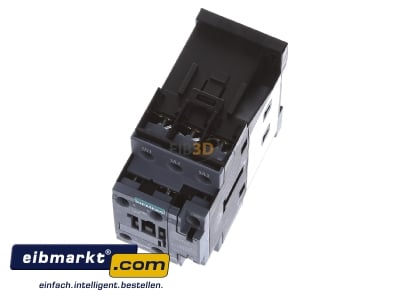 View up front Siemens Indus.Sector 3RT2026-1AL20 Magnet contactor 25A 230VAC 0VDC
