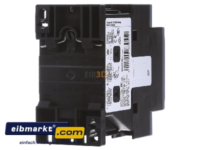 Back view Siemens Indus.Sector 3RT2026-1AR60 Magnet contactor 25A 400VAC 0VDC - 
