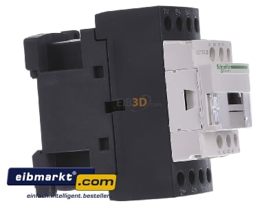 View on the left Schneider Electric LC1DT25E7 Magnet contactor 12A 48VAC
