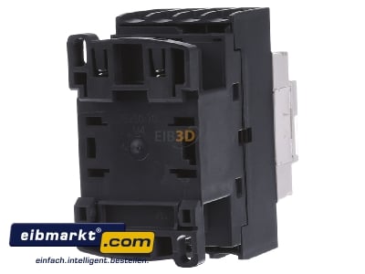 Back view Schneider Electric LC1DT25E7 Magnet contactor 12A 48VAC
