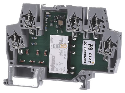 Front view WAGO 859-368 Switching relay AC 230V 5A 
