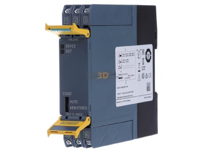 Front view Siemens 3SK1111-1AB30 Safety relay 24V AC/DC 
