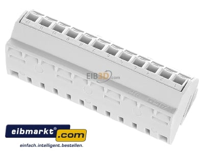 Ansicht oben hinten WAGO Kontakttechnik 812-101 Sammelschienenblock 4qmm lichtgrau 