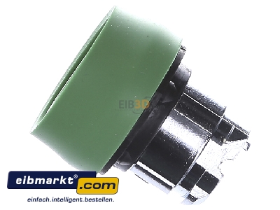 View top right Schneider Electric ZB4BP3S Push button actuator green IP66
