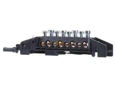 Back view Schneider Electric 13576 Grounding rail for distribution board 
