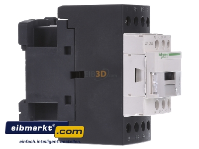 View on the left Schneider Electric LC1D188E7 Magnet contactor 18A 48VAC - 
