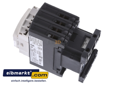 View top right Schneider Electric LC1D188E7 Magnet contactor 18A 48VAC - 
