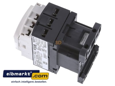 View top right Schneider Electric LC1D18U7 Magnet contactor 18A 240VAC
