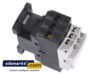 View top left Schneider Electric LC1D326B7 Magnet contactor 32A 24VAC - 
