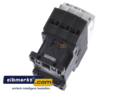 Top rear view Schneider Electric LC1D326B7 Magnet contactor 32A 24VAC - 
